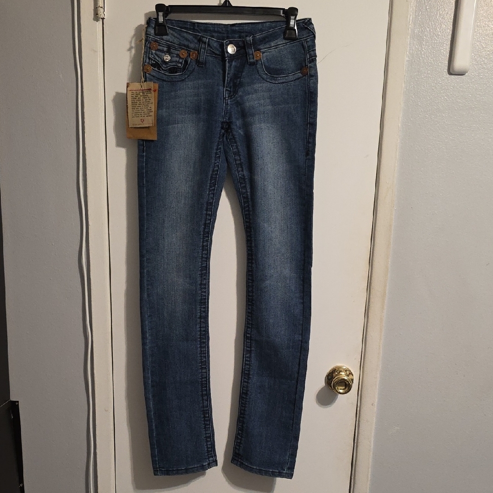 True Religion Dark Blue Women's Skinny Jeans